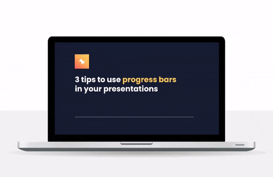 POWERPOINT-MORPH-TEMPLATE-Preview-24 Laptop with a PowerPoint morph sequence on the screen
