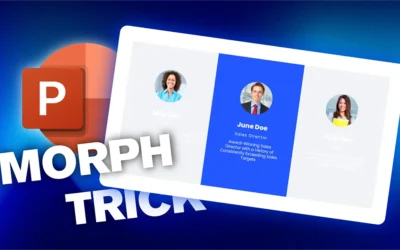 PowerPoint Morph Video Tutorial: Flipping Sections + FREE Presentation Template for Download ⬇️